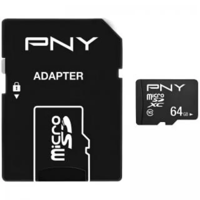 Κάρτα μνήμης Micro SDXC U1 C10 UHS-I PNY Performance Plus 64GB + 1 ADP N71323 2