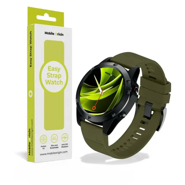 Mobile Origin Easy Strap Garmin Watch 26mm Dark Green