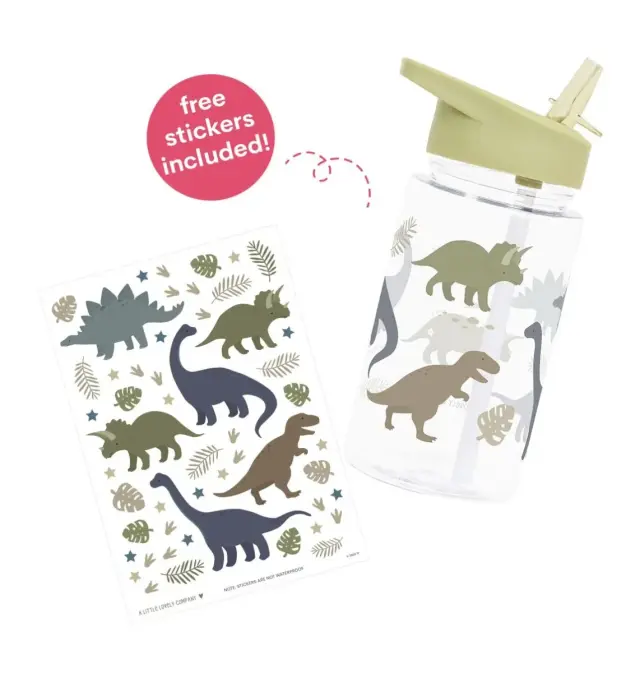 A little lovely company - Drink Bottle - Dinosaurs - 7.3 x 16.5 x 7.3 cm - Home and Kitchen 3