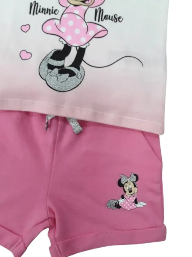 Μπλούζα με Σορτσάκι Happy Minnie Pink 80101900008 - 18 M (86cm) 3