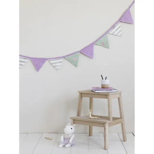 Nima Bebe Διακοσμητική Γιρλάντα 240x15 - Muffin Ροζ, Πράσινο