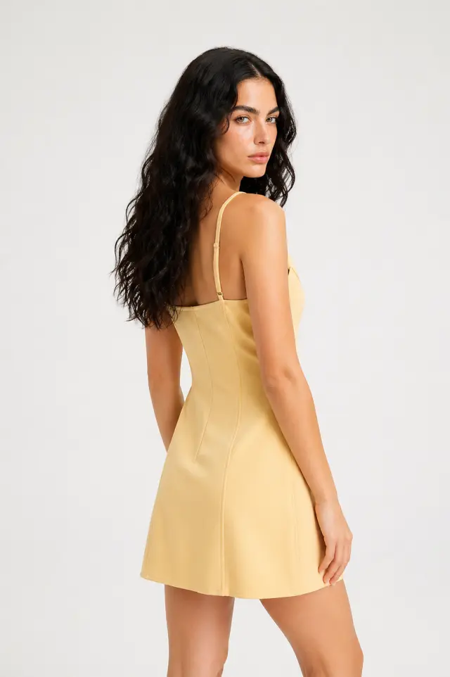 Κομψό Φόρεμα με Κουμπιά ANEMONI DRESS - XS 2