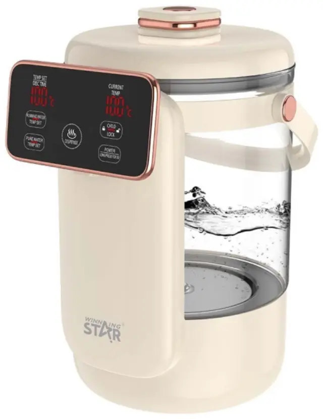 Βραστήρας Winning Star St-6033 με οθόνη - 2,5 λίτρα - Μπεζ