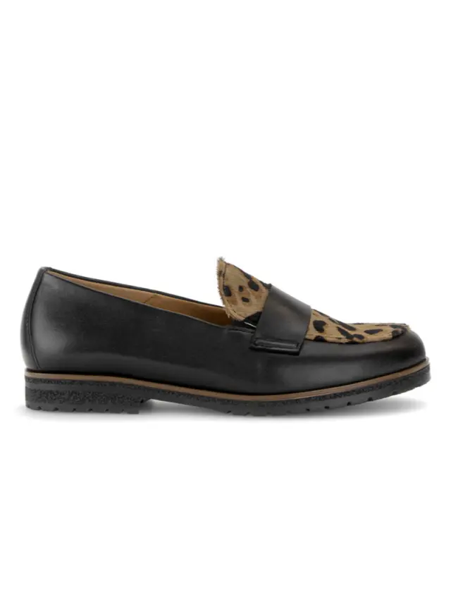 Gabor Μοκασίνια-Loafers Γυναικείο δέρμα Μαύρο GAB/400501 004-BLAC/SAND - 40 3