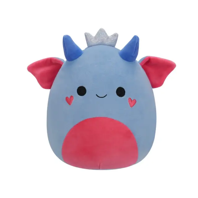 Λούτρινο Squishmallows Valentine W2 13cm King Kin the Blue and Pink Goblin King - JWSQ1642