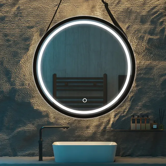 ARTE ILLUMINA MIRO ΚΑΘΡΕΠΤΗΣ LED ΜΑΥΡΟΣ 60CM IP44 Μαύρο