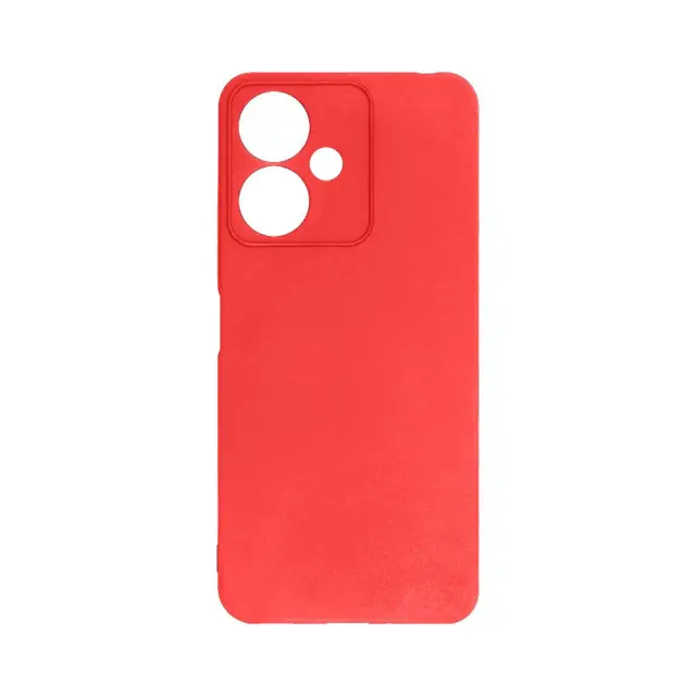 Θήκη Σιλικόνης Soft Back Liquid Silicone Case Για Xiaomi Redmi 13C 5G Κόκκινη