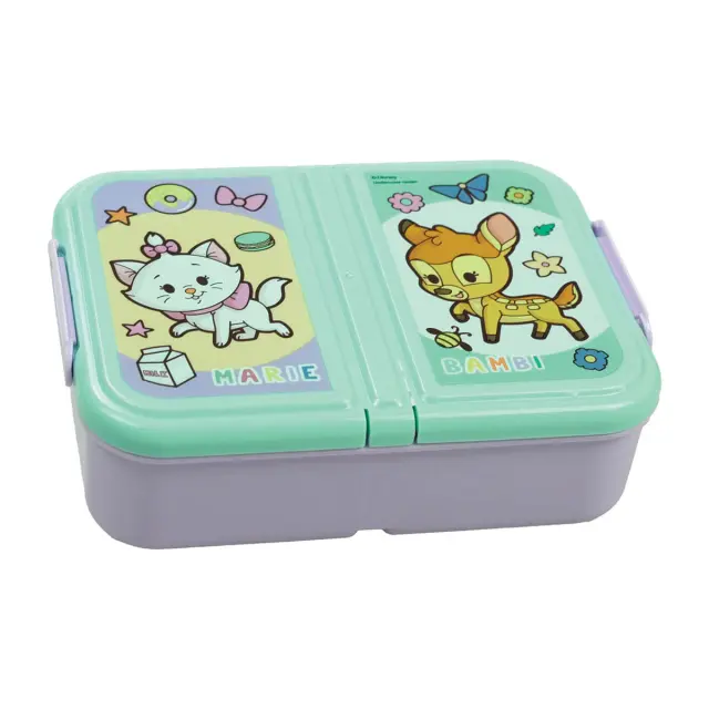 Gim Φαγητοδοχείο Πλαστικό 3 Χώρων 900ml Disney Animals (552-24262)