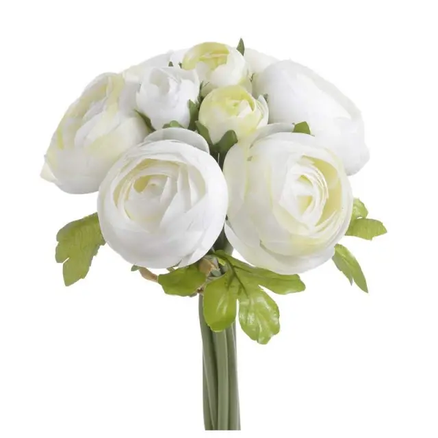 Μπουκέτο νεραγκούλες 25cm, white