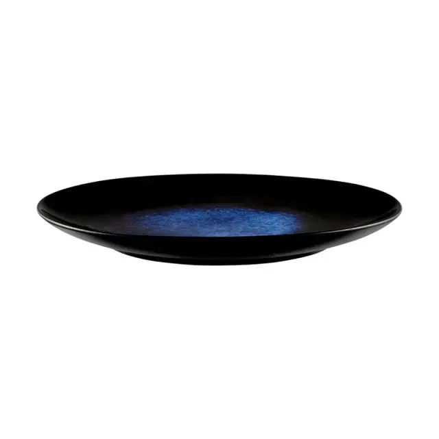 Maxwell & Williams Πιατέλα 36cm Στρογγυλή Μπλε Midnight Caviar Πορσελάνης