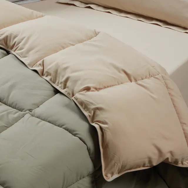 Πάπλωμα 160x220 Μονό Happy Das Home Micro 9692 Taupe 100% Microfiber 2