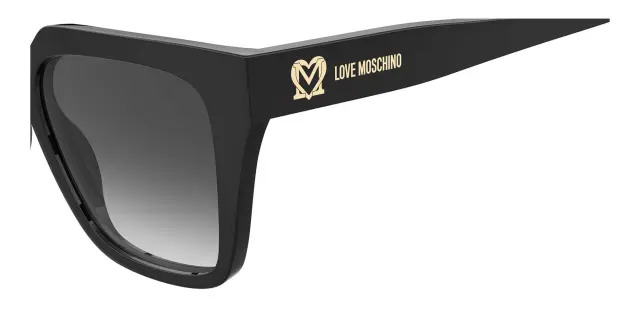 Moschino Γυναικεία Γυαλιά Ηλίου με Μαύρο Κοκκάλινο Σκελετό και Μαύρο Ντεγκραντέ Φακό MOL065/S 807/9O 3