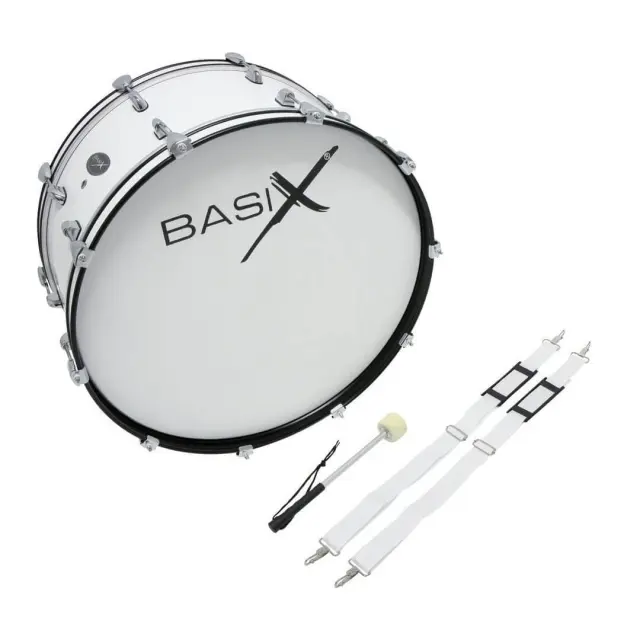 Gewa F893120 Basix Γκραν Κάσα Παρέλασης 24 x 10 " (με Ζώνη - Κόπανο)