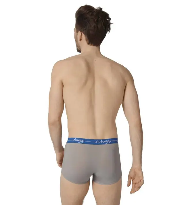 Sloggi Men Μποξεράκια Start Hipster Μπλε/Γκρι 2-Pack - 2XL 3