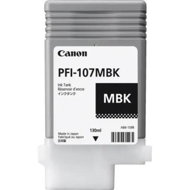 Canon Μελάνι Inkjet PFI-107MBK Matte Black (6704B001) (CANPFI-107MBK) CANON B2B