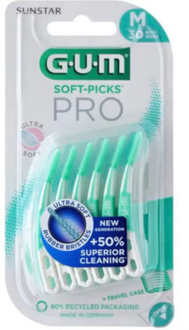 Gum Soft Picks Pro Ultra Soft Medium Μεσοδόντιο Βουρτσάκι 30 τεμάχια