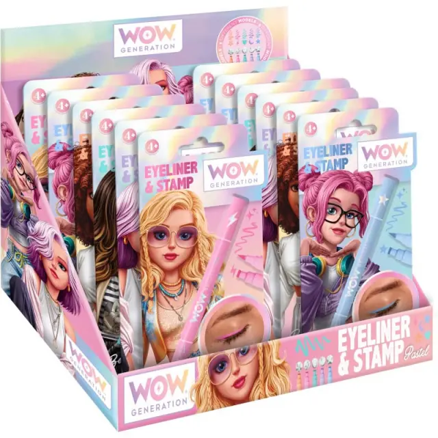 Eyeliner Wow Generation με σφραγίδα παστέλ χρώματα 2