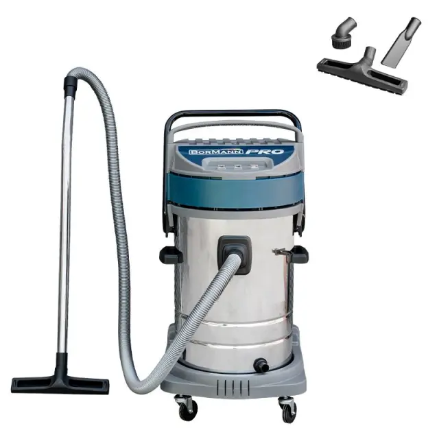 BORMANN Pro BVC7510 - BORMANN Pro BVC7510 Σκούπα Υγρών-Στερεών 3x1000W Με Ανοξείδωτο Κάδο 80Lt (049821) 2
