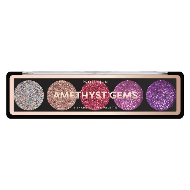 PROFUSION EYESHADOW PALETTE 5 GLITTER SHADES