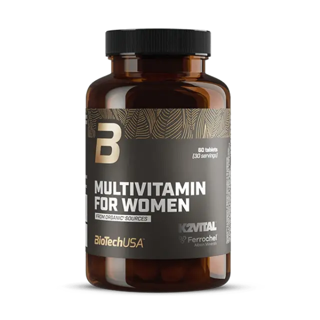 Biotech USA Multivitamin for Women Πολυβιταμίνη από Οργανικές Πηγές 60 ταμπλέτες