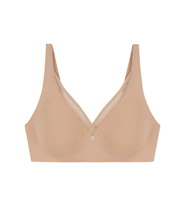 Triumph Σουτιέν True Shape Sensation N01 Minimizer Χωρίς Μπανέλα Μπεζ Απαλό 2