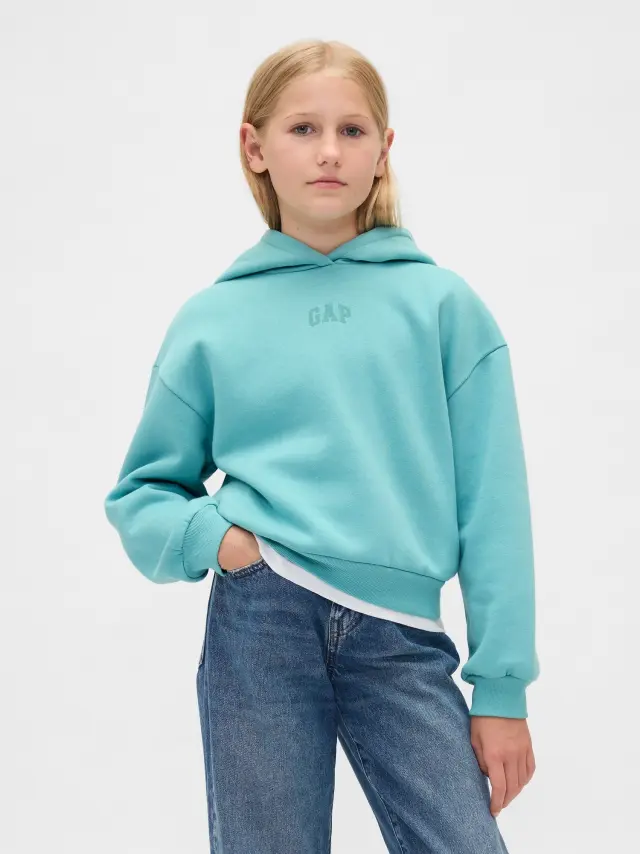 Παιδικό VintageSoft Logo Φούτερ Frostbitten blue - XS