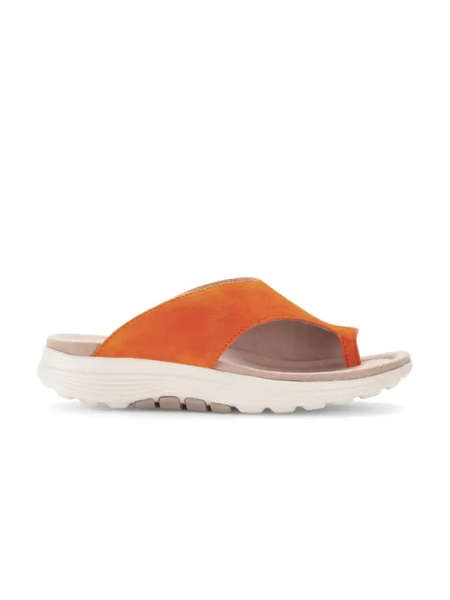 Gabor Παντόφλες Γυναικείο δέρμα Nubuck Πορτοκαλί GAB/46812 32-MANDARINE - 37 3