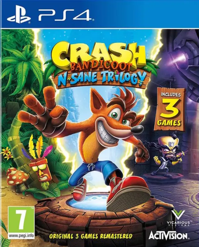 Crash Bandicoot - NSane Trilogy Remastered V2 - PlayStation 4