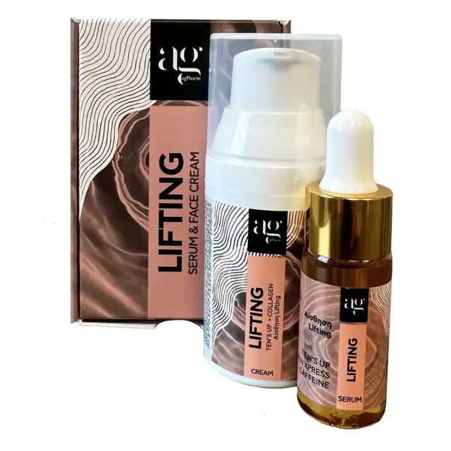 AG PHARM- Lifting Promo Serum, 10ml & Face Cream, 30ml, 1set