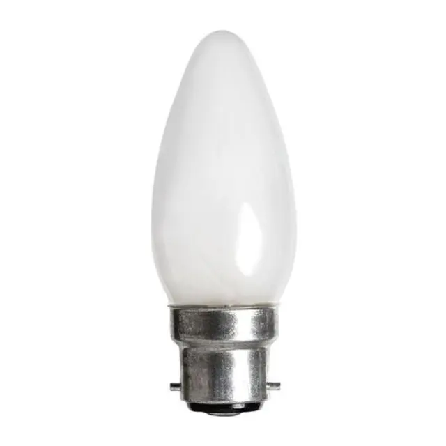 Incandescent Bulb 60W Frosted Candle B22