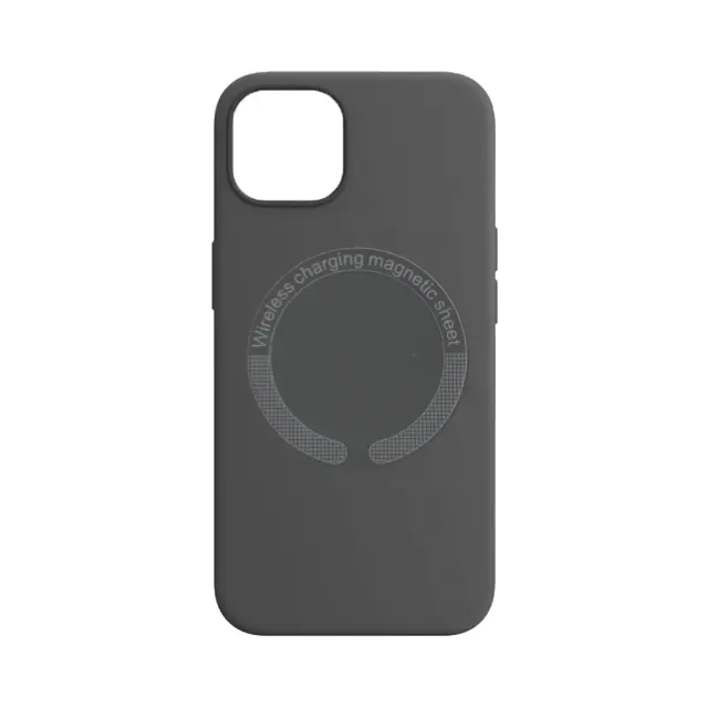 Θήκη Liquid Silicone Mag Cover Case Για Apple iPhone 15 Pro Γκρι