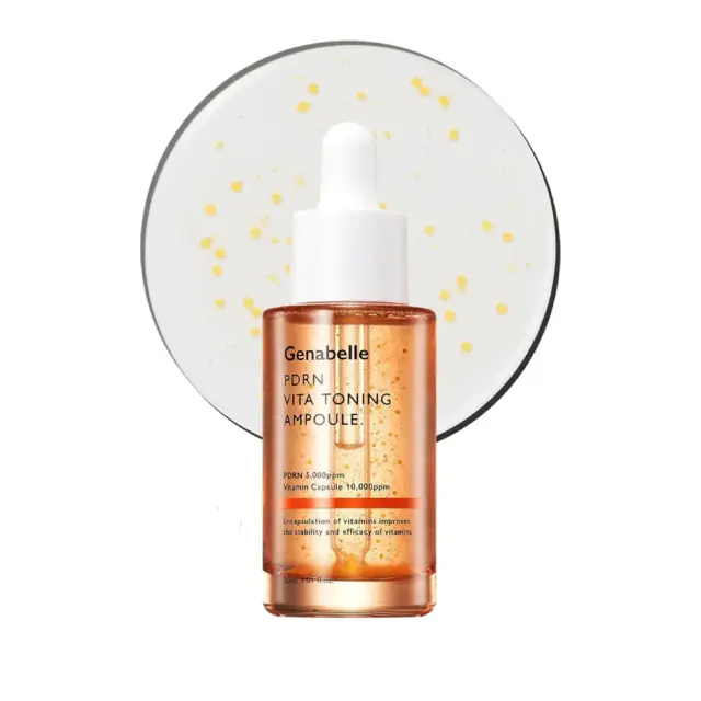 Genabelle PDRN Vita Toning, Brightening & Firming Ampoule Serum, Τονοτικός, Λευκαντικός & Συσφικτικός Ορός Προσώπου 30ml