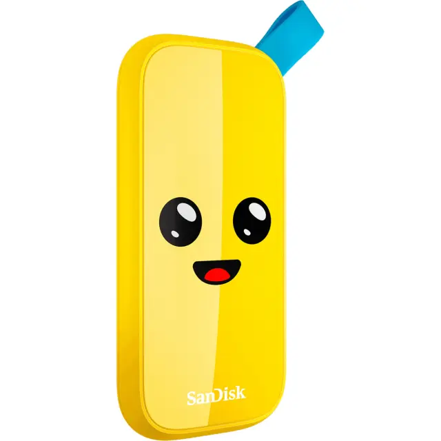 Sandisk Fortnite Portable SSD - Peely edition 2 TB, external SSD (yellow, USB-C 3.2 Gen 2 (10 Gbit/s))