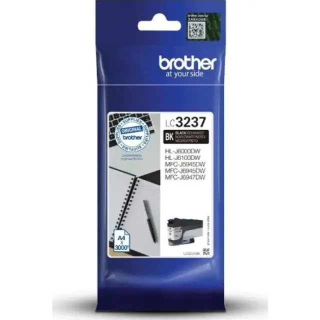 Brother Μελάνι Inkjet LC-3237BK Black (LC-3237BK) (BRO-LC-3237BK)