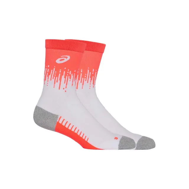 Asics Adult Performance Run 1 Pair Crew Socks Άσπρο - Κόκκινο 3013A977-600 (Asics)