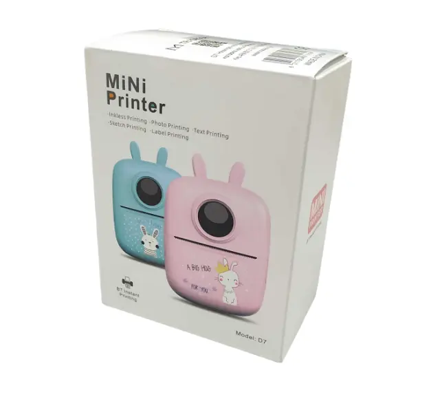 Παιδικός mini εκτυπωτής - D7 - 810699 - Pink 3