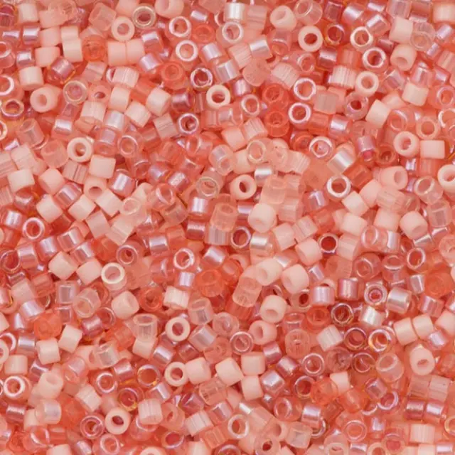 Χάντρα Miyuki Delica 11/0 - DB9079 - Fresh Salmon Mix ~7gr