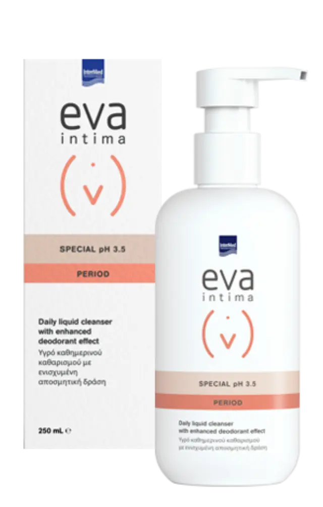 Intermed Eva Intima Wash Special Απαλό Υγρό Καθαρισμού της Ευαίσθητης Περιοχής για Περιόδους Άθλησης/Θερμούς Μήνες, 250ml