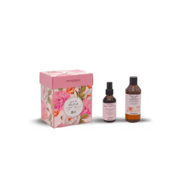 Phytorelax Rosa Mosqueta Dry Oil Ξηρό Λάδι 100ml & Shower Gel Αφρόλουτρο 250ml με Έλαιο Τριαντάφυλλου, 2 τμχ