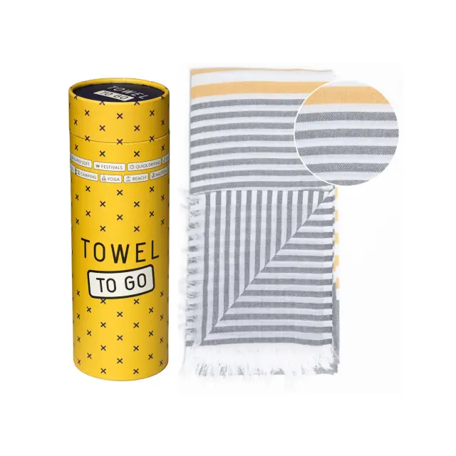 Towel To Go Bali Πετσέτα Θάλασσας - Hammam Grey