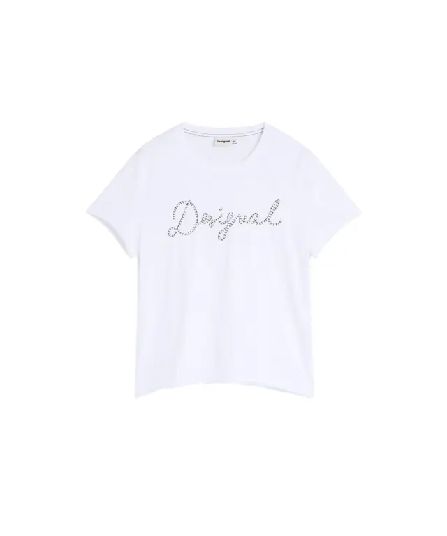 Desigual - Γυναικεία Μπλούζα T-Shirt Neena 26WWTK39-1000 Λευκό