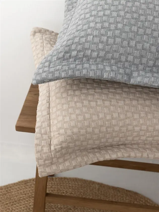 Κουβέρτα Πικέ Ζακάρ Palamaiki Daphne Beige Υπέρδιπλη 230x260