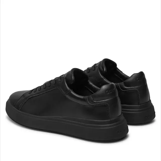 Ανδρικά Δερμάτινα Sneakers Calvin Klein HM0HM01016 0GJ Μαύρα Μαύρο - 41 3