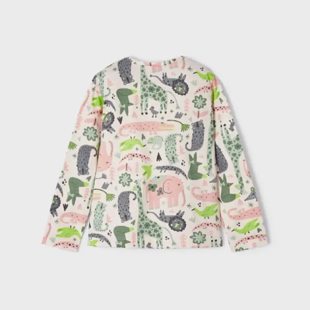 Mini 2 έως 10 ετών Pack 2 μπλούζες μακρυμάνικες ECOFRIENDS μέντα - 9Ε 3