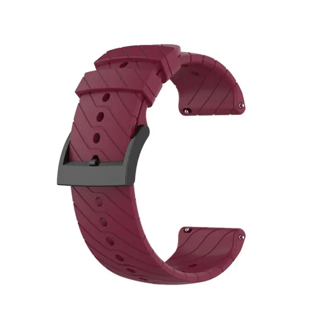 Λουράκι Σιλικόνης για Suunto 9-Wine Red OEM