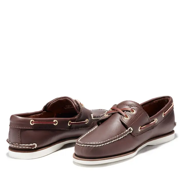 Ανδρικά Δερμάτινα Μοκασίνια Timberland Classic Boat TB074035214 Brown Καφέ - 47.5 3