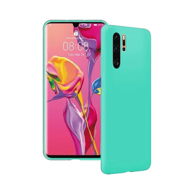 Θήκη Σιλικόνης Για Huawei P30 Pro Τιρκουάζ