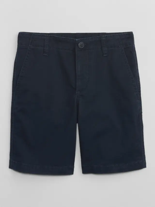 Παιδικό Khaki Σορτς με Washwell blue galaxy - 16
