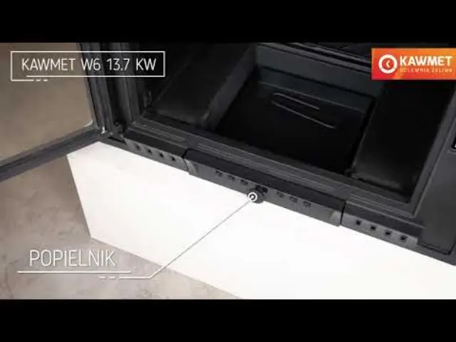 Ενεργειακό Τζάκι Ξύλου 10kW από Μαντέμι W6 ECO - KAWMET 2