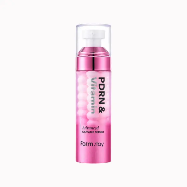 FarmStay PDRN & Vitamin Advanced Capsule Serum Αντιγηραντικός Ορός Προσώπου με PDRN και Κάψουλες Βιταμινών, 55ml